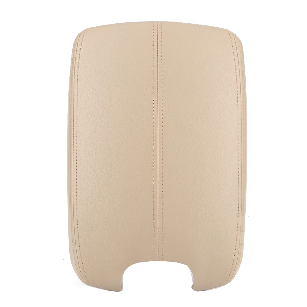 Zohisin Auto PU Leder Plastik Konsole Deckel Armlehnenabdeckung Weiche und komfortable stabile Leistung Langzeitlebensdauer Genauige Größe für Accord 2008 2012 (Beige) von Zohisin