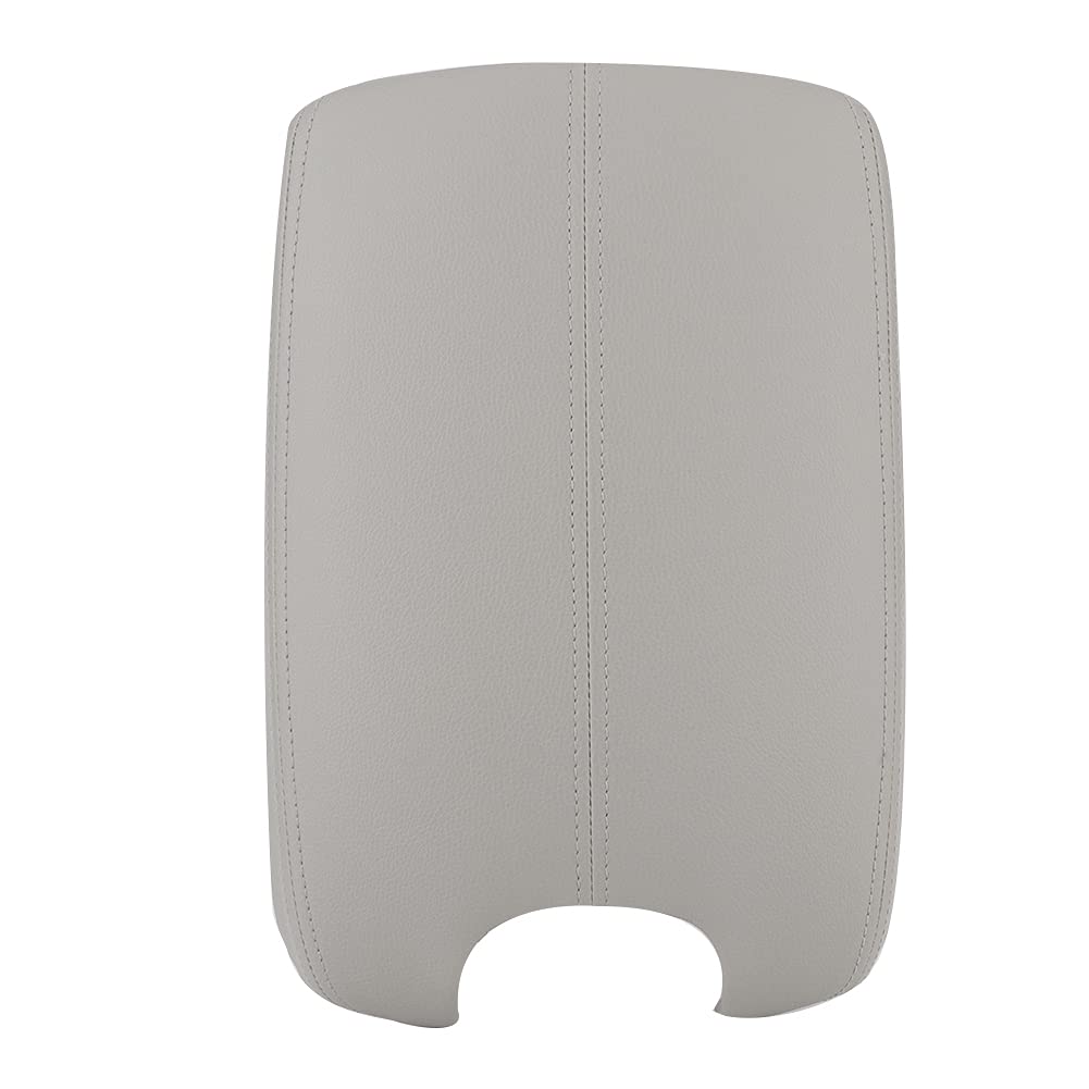 Zohisin Auto PU Leder Plastik Konsole Deckel Armlehnenabdeckung Weiche und komfortable stabile Leistung Langzeitlebensdauer Genauige Größe für Accord 2008 2012 (Grau) von Zohisin
