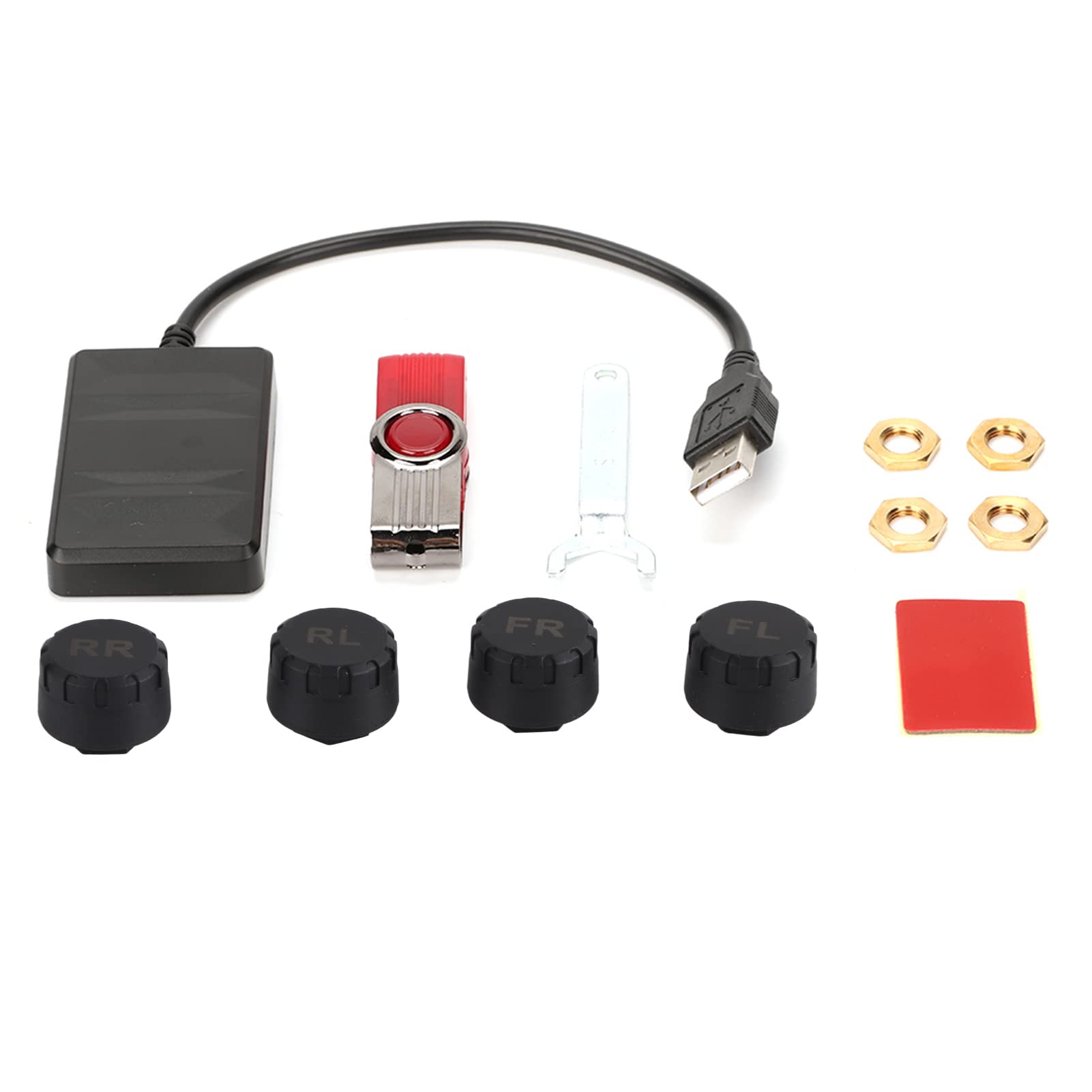 Zohisin CAR USB -Reifendruckmonitor -System TPMS -Überwachung Alarm mit externem Sensor für Android -Navigation Echtzeit -Sprachalarm Blinkter Warnmonitor Vier Reifen Druck und Zohisin CAR USB -Reifendruckmonitor -System TPMS -Überwachung Alarm mit externem Sensor für Android -Navigation Echtzeit -Sprachalarm Blinkter Warnmonitor Vier Reifen Druck und von Zohisin