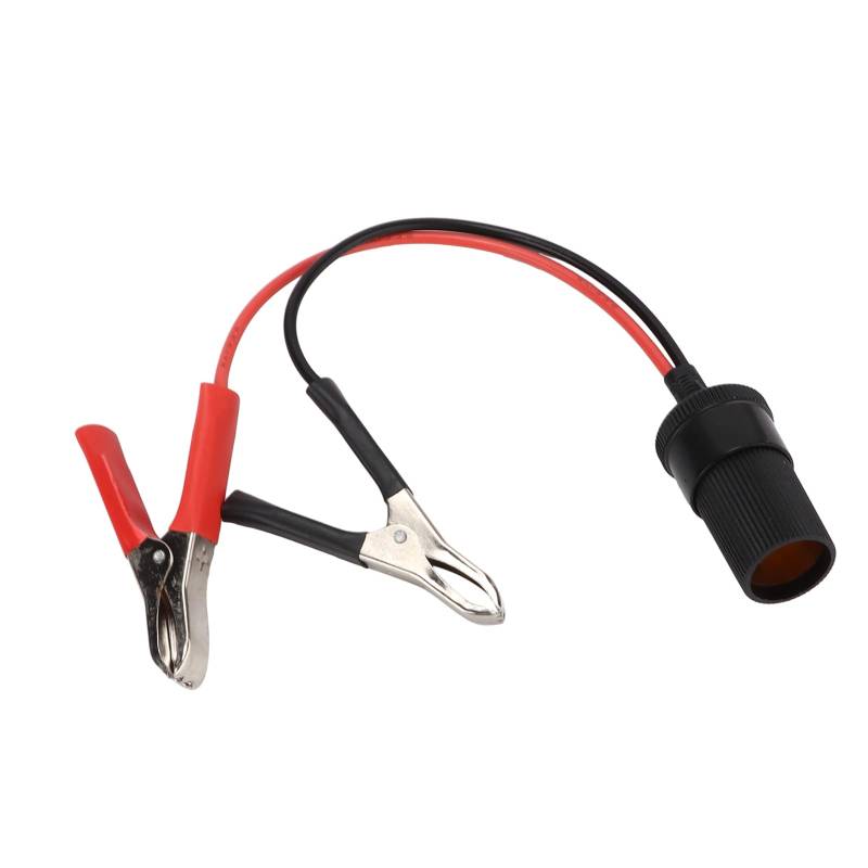 Zohisin Car Battery Clamp Cable Clipon Isolierter Jumper -Drahtverlängerungskabel für Zigaretten hellere DC 1224 V für alle DC 12V 24 V Motorradbootfahrzeug -Traktorauto geeignet von Zohisin