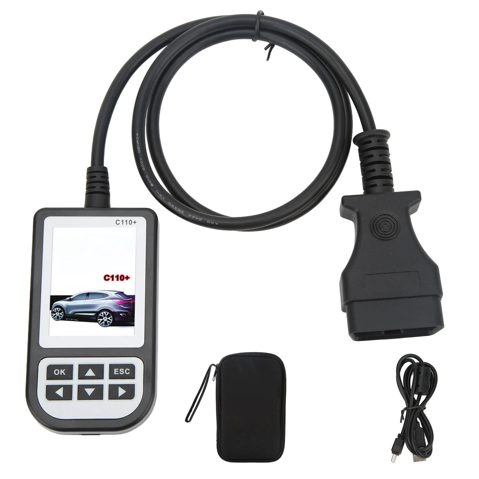 Zohisin Code Reader Scanner OBDII Engine Scanners Diagnose Tool Clear Adaptation Versionsinformationen für 1 3 5 6 7 8 x Z Serie von Zohisin