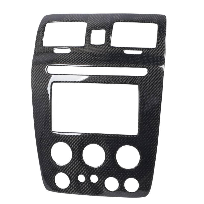 Zohisin Konsole Multimedia Control Panel Tric Carbon Faser Dash Air Outlet Funkverkühlungsrahmenabdeckung für H3 2007 2010 linkes Antrieb mit glänzendem Erscheinungsbild von Zohisin