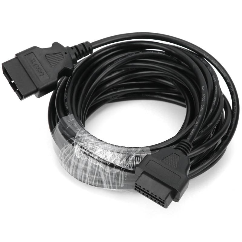 Zohisin OBDII -Verlängerungskabeladapter 16Pin Männlich an weibliche Diagnosekabelanschluss 10 m/32,8ft von Zohisin