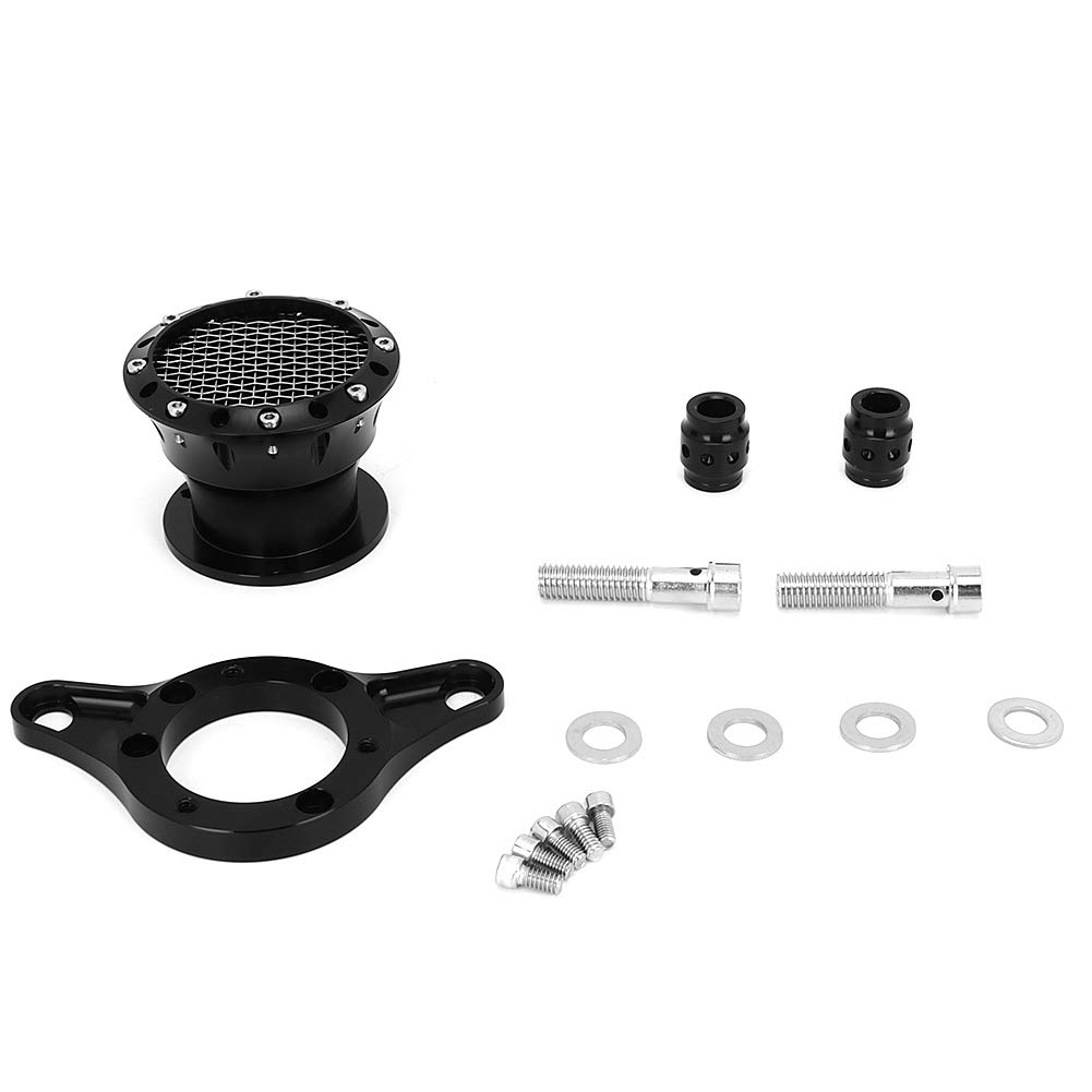 Zohisin Passend für mehrere 1200 und 883, z. B. Custom Anniversary Forty Eight Low Nightster Roadster Seventy Two Standard und XR1200 2004 2014 Motorradmodifikation CNC-Hupe (Schwarz) von Zohisin