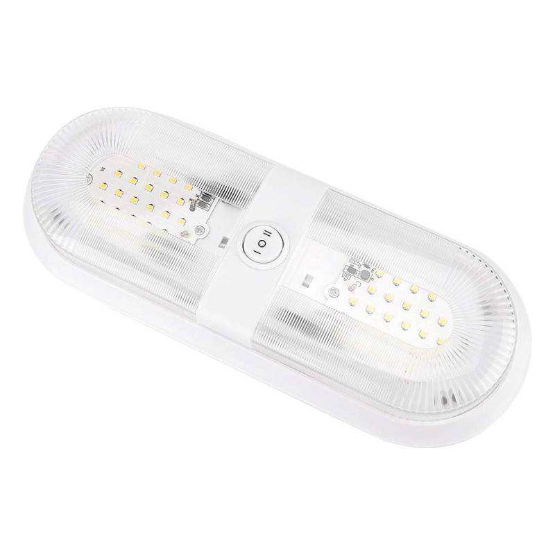 Zohisin RV-Deckenleuchte, LED-Leuchte, Doppelkuppel, 4500 K, ideal für Wohnwagen und Zuhause, bietet langlebige, stoß- und vibrationsfeste, superhelle LED-Glühbirnen, lange von Zohisin