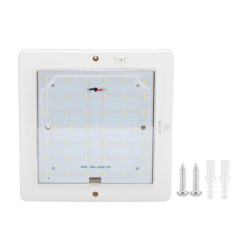 Zohisin Square LED -Deckenleuchte 12 V 24 V 10W Hochhellheit ideal für Caravan Yacht Home Office Hotel Einkaufszentrum Solarenergie Wind Stromerzeugungssystem Beleuchtung von Zohisin