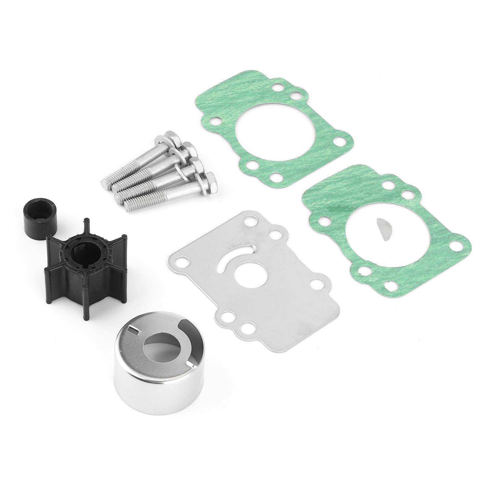 Zohisin Wasserpumpen-Impeller-Kit, Außenbord-Reparaturset, Premium-Qualität, Marine-Edelstahllegierung und Gummi, passend für 9 9 15 PS, direkter Ersatz mit Bezug auf OEM-Nummer Zohisin Wasserpumpen-Impeller-Kit, Außenbord-Reparaturset, Premium-Qualität, Marine-Edelstahllegierung und Gummi, passend für 9 9 15 PS, direkter Ersatz mit Bezug auf OEM-Nummer von Zohisin