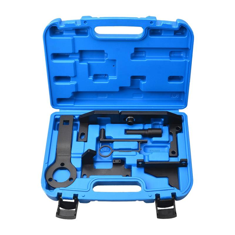 Zoomtools 7tlg Motor-Zahnriemen-Ersatzwerkzeug-Set für PSA Citroen Peugeot Opel Vauxhall Toyota 1.0 1.2VTi, EBO, EB2 Benzinmotoren OEM 0109-2A, 0109-2B, 109-2C, 109-2D, 109-2B von Zoomtools