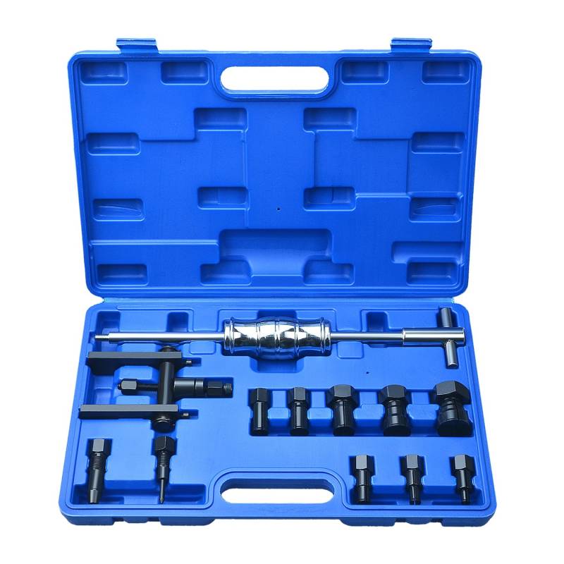 Zoomtools 12-TLG 8-25mm Blind Kugellager Abzieher Kit Radlager Abzieher Set, Schiebehammer Innenbausatz von Zoomtools