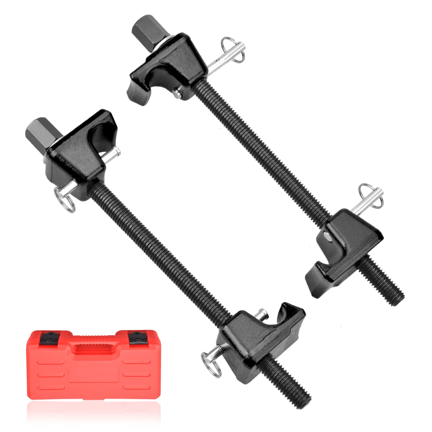Zoomtools 2-teiliges Schraubenfederkompressor-Werkzeug für Federbeine, Stoßdämpfer, Auto-Garage-Werkzeugsatz Zoomtools 2-teiliges Schraubenfederkompressor-Werkzeug für Federbeine, Stoßdämpfer, Auto-Garage-Werkzeugsatz von Zoomtools
