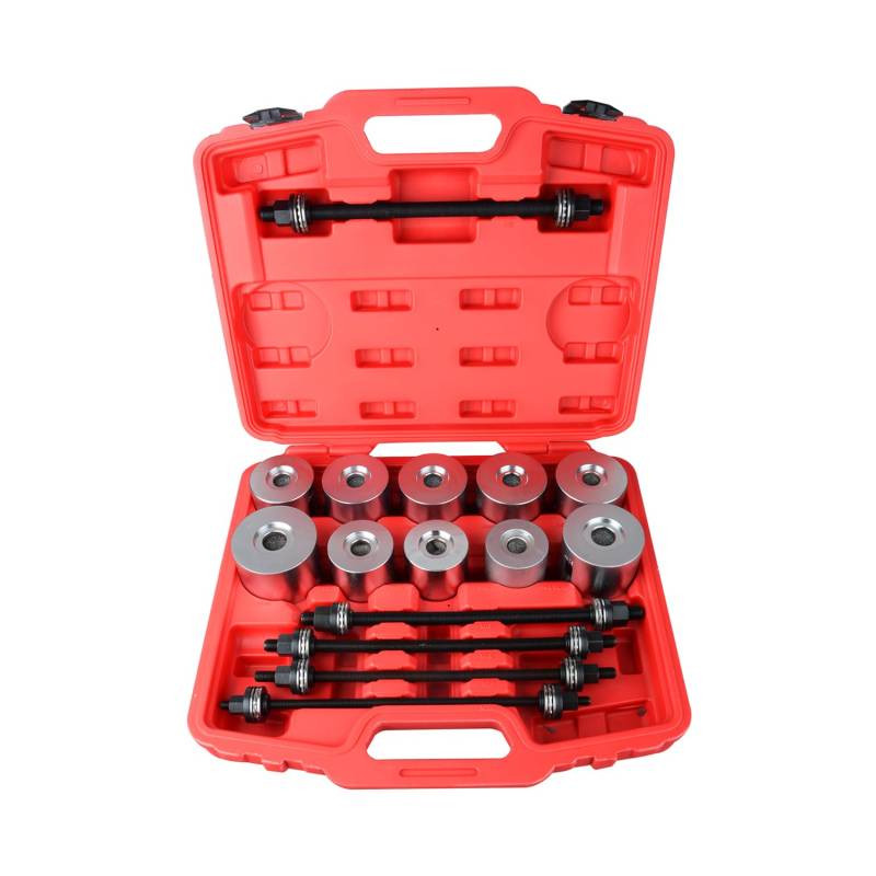 Zoomtools 27-teiliges Universal-Press- und Ziehhülsen-Werkzeug-Set, Buchsenbuchse und Lagerentferner-Set von Zoomtools
