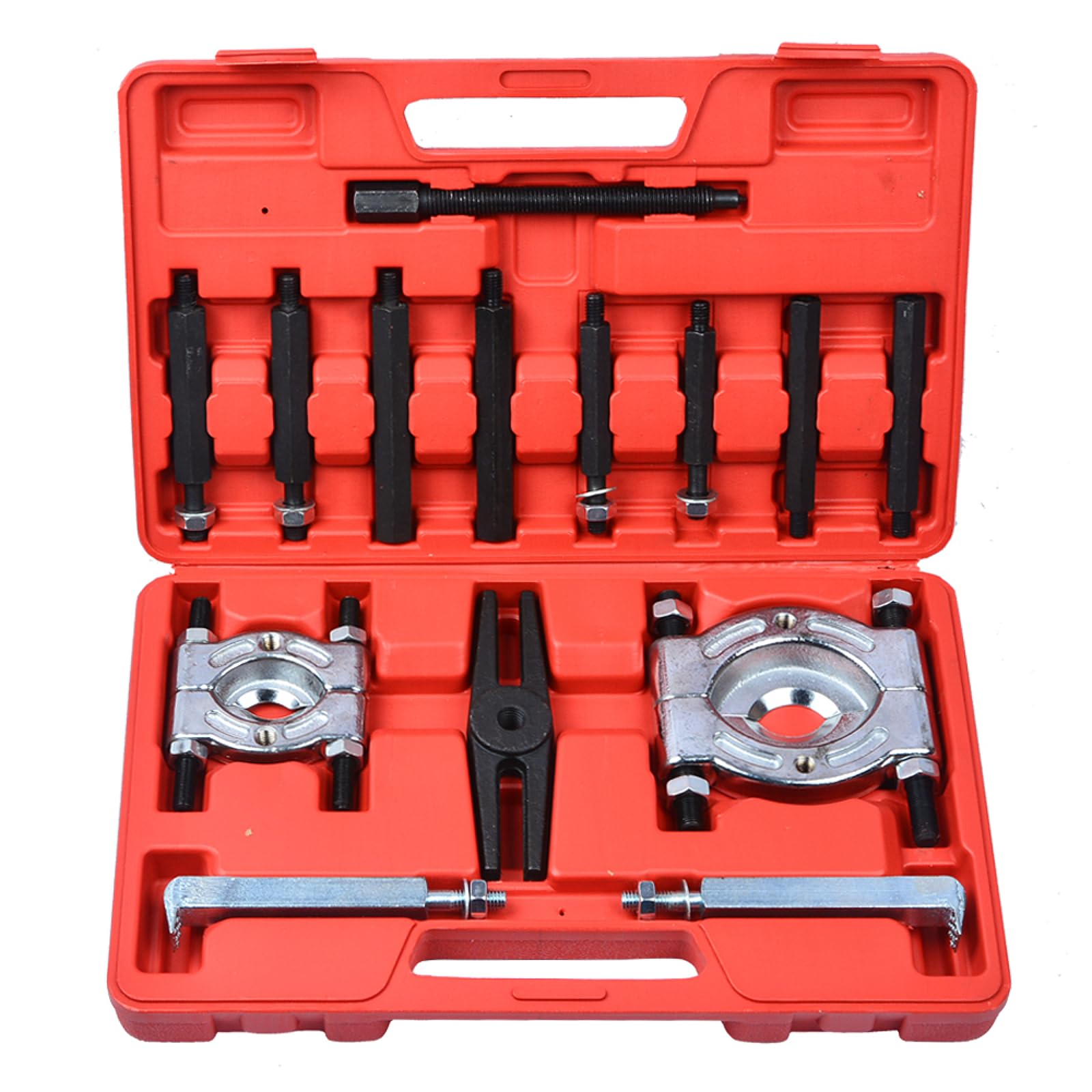 Zoomtools Lagerabzieher-Werkzeugsatz 14 Stück Lagerabzieher Set Trennmesser fur Kugellager Lager Abzieher Polradabzieher Trennvorrichtung 30-70mm Radnabenachsen-Abziehersatz Zoomtools Lagerabzieher-Werkzeugsatz 14 Stück Lagerabzieher Set Trennmesser fur Kugellager Lager Abzieher Polradabzieher Trennvorrichtung 30-70mm Radnabenachsen-Abziehersatz von Zoomtools