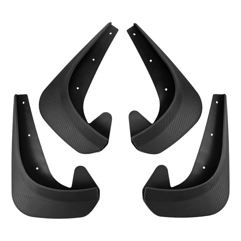 Zqkimzi Car Mud Splash Guards | 4X Wheel Mudguard Set, Automotive Exterior Mud Flaps, Front and Rear Tire Protectors - Heavy-Duty Splash Guards for SUV, Caravan, Minivan von Zqkimzi