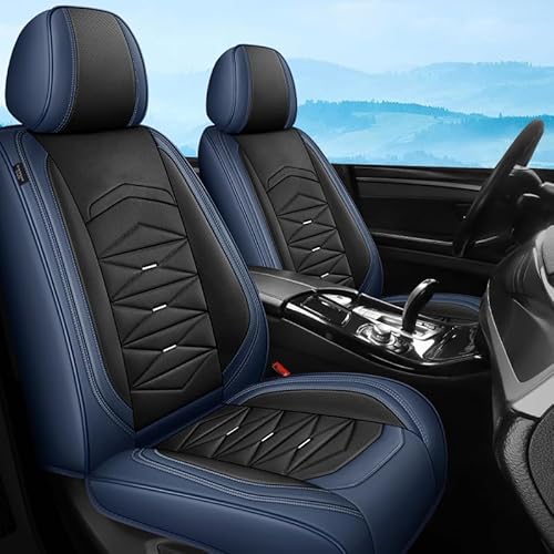 ZuDoxx Autositzbezüge Universal passend für Ford Focus St MK4 Focus MK2 S Focus MK2 MK3 MK4 Focus MK2 Sport Focus MK3 Nappaleder Kissenschutz von ZuDoxx