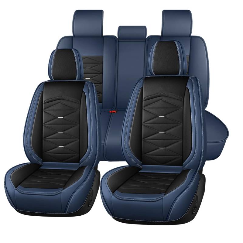 ZuDoxx Autositzbezüge Universal passend für Mercedes-Benz V-Klasse Br.638 Br.639 Br.447 Valente W639 W447 Nappaleder Kissenschoner von ZuDoxx