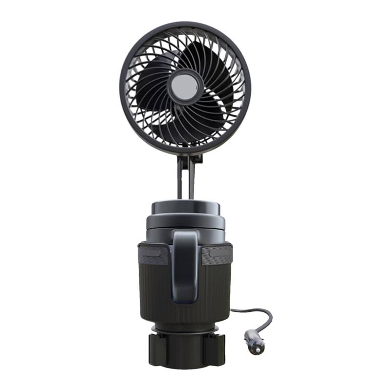 Zuasdvnk Auto Getränkehalter mit Ventilator | Fahrzeugklimaanlage Mit Getränkehalter | 15 cm Halter mit Kühlsystem für Auto Zubehör Wohnmobile LKW von Zuasdvnk