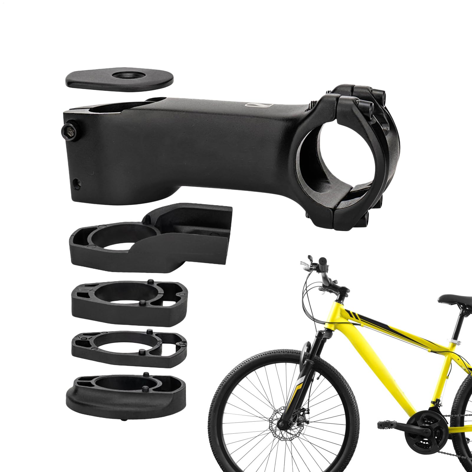 Zuasdvnk Fahrrad Vorbau | Aluminiumlegierung Rennrad Vorbau - 7 Grad Verstellbar, & Rennrad Komponente für Upgrade und Wartung Zuasdvnk Fahrrad Vorbau | Aluminiumlegierung Rennrad Vorbau - 7 Grad Verstellbar, & Rennrad Komponente für Upgrade und Wartung von Zuasdvnk