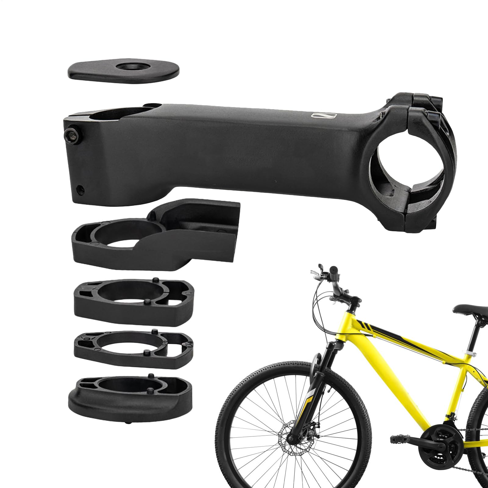 Zuasdvnk Fahrrad Vorbauten,Aluminium-Lenkvorbau Höhenverstellbar - 7 Grad Verstellbar, & Rennrad Komponente für Upgrade und Wartung Zuasdvnk Fahrrad Vorbauten,Aluminium-Lenkvorbau Höhenverstellbar - 7 Grad Verstellbar, & Rennrad Komponente für Upgrade und Wartung von Zuasdvnk
