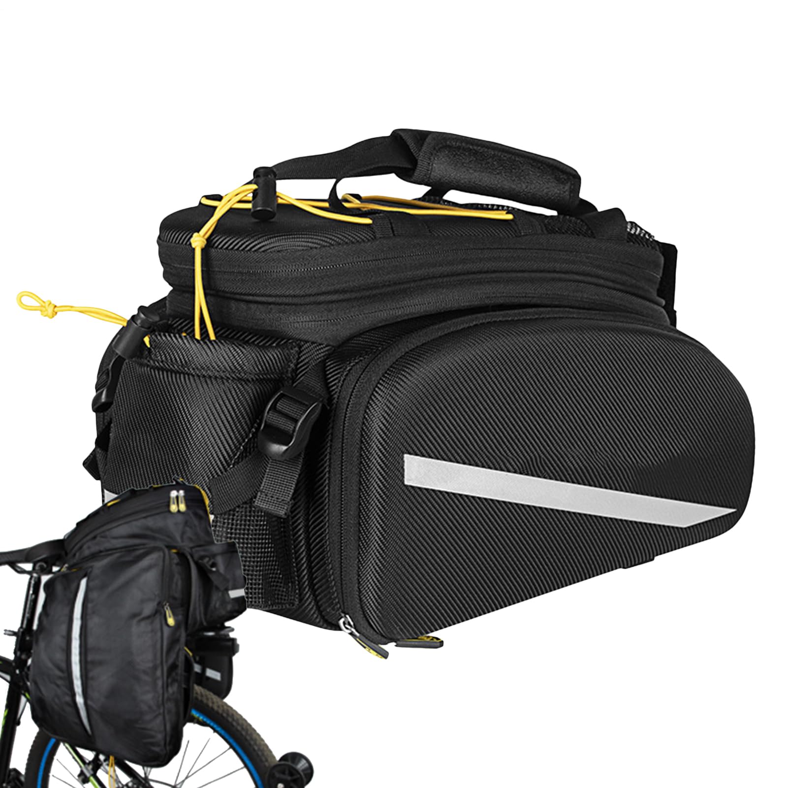 Zuasdvnk Fahrradtaschen | Fahrrad-Gepäckträger-Organizer | Große Mehrzweck-Satteltasche für Radfahren, Camping, Outdoor-Abenteuer, Fotografie Zuasdvnk Fahrradtaschen | Fahrrad-Gepäckträger-Organizer | Große Mehrzweck-Satteltasche für Radfahren, Camping, Outdoor-Abenteuer, Fotografie von Zuasdvnk