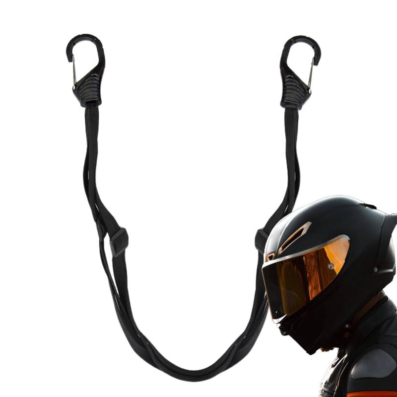 Zuasdvnk Motorrad-Gepäckgurte, Helmseil, verstellbarer Sicherheitsgurt für Motorradtasche, Helm, Rucksack, Gepäck, Fahrräder von Zuasdvnk