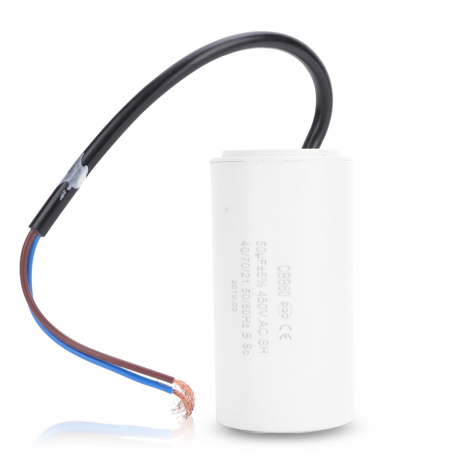 Kondensator,50uF Capacitor 450V 50uF Startkondensator Laufkondensator Motorstartkondensator CBB60 Motorstartkondensator 450V 50uF Mikrofarad-Kondensatorkabel,CBB60 450V 50uf Betriebskondensator Kondensator,50uF Capacitor 450V 50uF Startkondensator Laufkondensator Motorstartkondensator CBB60 Motorstartkondensator 450V 50uF Mikrofarad-Kondensatorkabel,CBB60 450V 50uf Betriebskondensator von Zunate