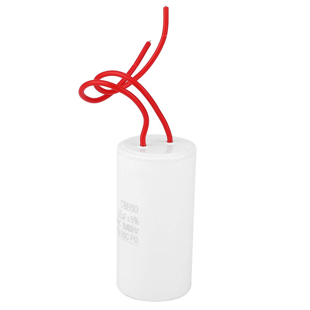 Kondensator,Capacitor CBB60 Motorbetriebskondensator 35uF 450VAC Wasserpumpe Startkondensator für Haushaltsgeräte,35UF 450V Motor läuft Kondensator Arbeitskondensator Pumpe Startkondensator Kondensator,Capacitor CBB60 Motorbetriebskondensator 35uF 450VAC Wasserpumpe Startkondensator für Haushaltsgeräte,35UF 450V Motor läuft Kondensator Arbeitskondensator Pumpe Startkondensator von Zunate
