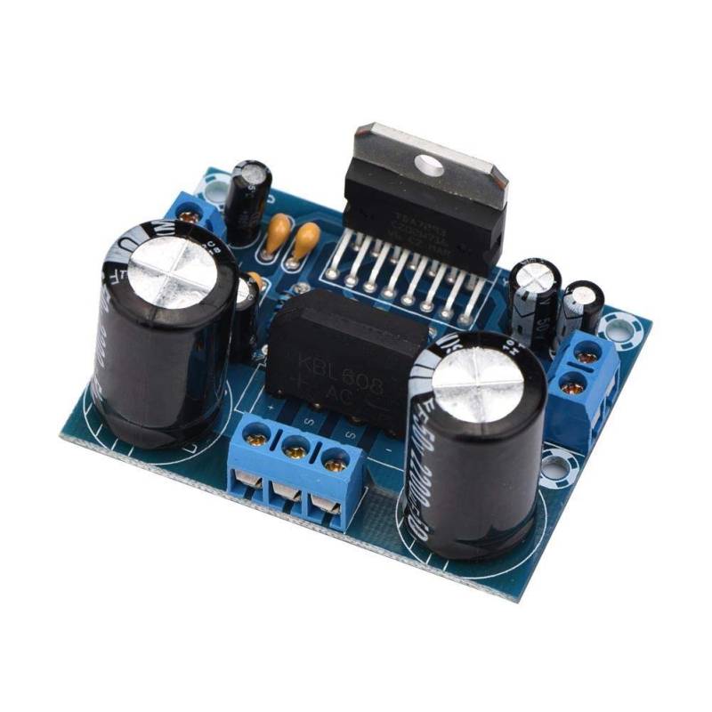 Zunate Verstärkerplatine, TDA7293 100-W-Digital-Mono-Audio-Verstärkerplatinenmodul, Dual-AC12-32-V-Leistungsverstärkerplatine, Frequenzbereich 20 Hz bis 20 kHz, 15 V/us-Konvertierungsrate von Zunate