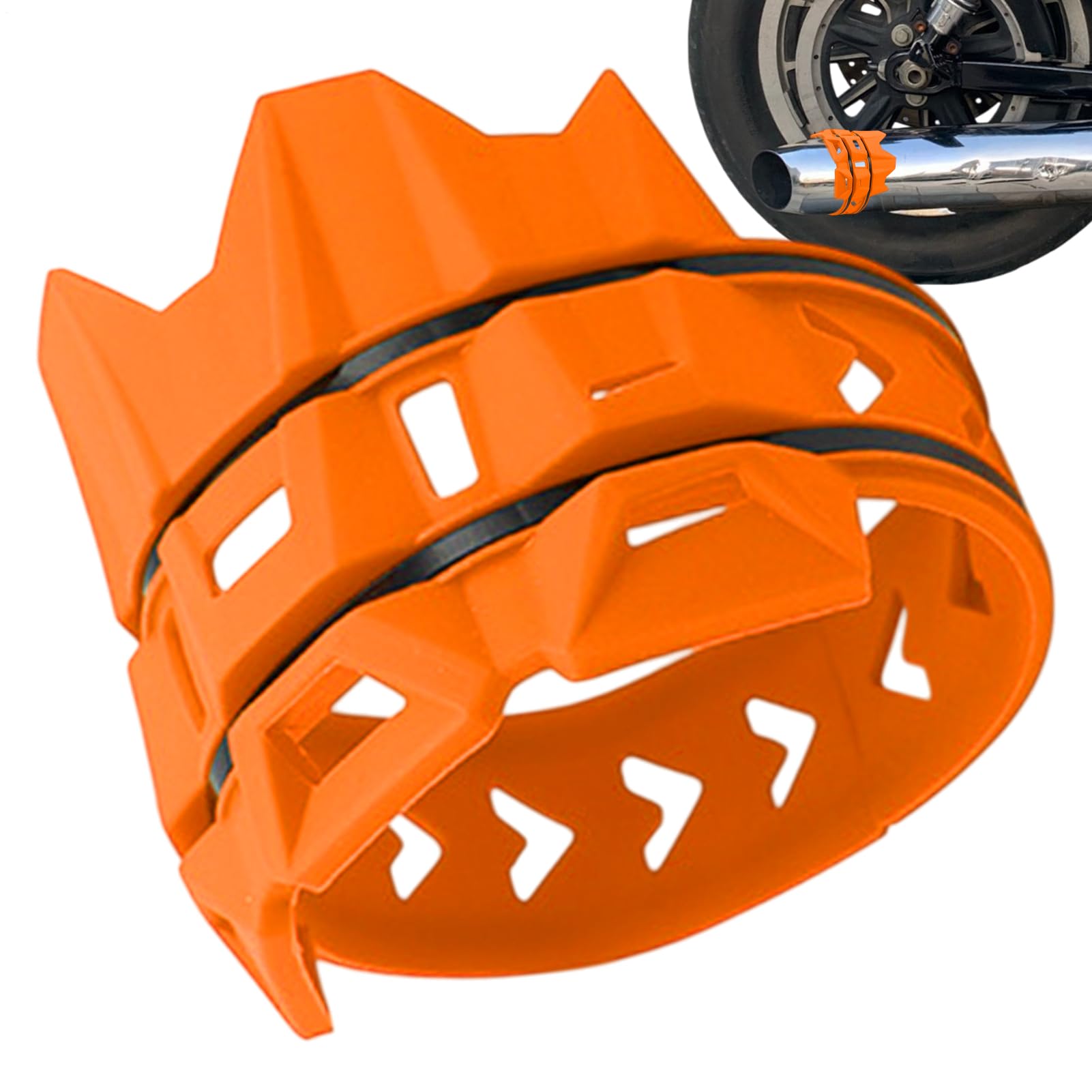 Zunetsutock Motorrad Auspuff Endrohrschutz - Endrohrschutzabdeckung, sicherer Sitz | Einfache Installation Endrohrringschutz, Motorradzubehör für Enthusiasten, Anfänger Zunetsutock Motorrad Auspuff Endrohrschutz - Endrohrschutzabdeckung, sicherer Sitz | Einfache Installation Endrohrringschutz, Motorradzubehör für Enthusiasten, Anfänger von Zunetsutock