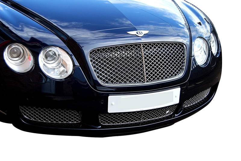 Zunsport Kompatibel mit Bentley Continental GT – unterer Grill, Grillsatz, silbern (2003 bis 2007) von Zunsport