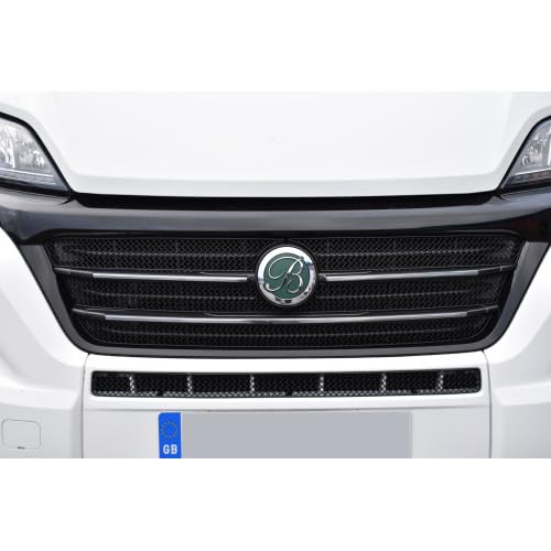 Zunsport Kompatibel mit FIAT Ducato 3rd Gen Facelift - Vorderer Grillsatz - Schwarz (2014 -) von Zunsport