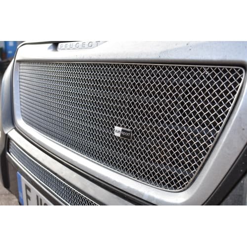 Zunsport Kompatibel mit Peugeot Boxer 3rd Gen Facelift - Oberer Grill - Silbern (2014 -) von Zunsport