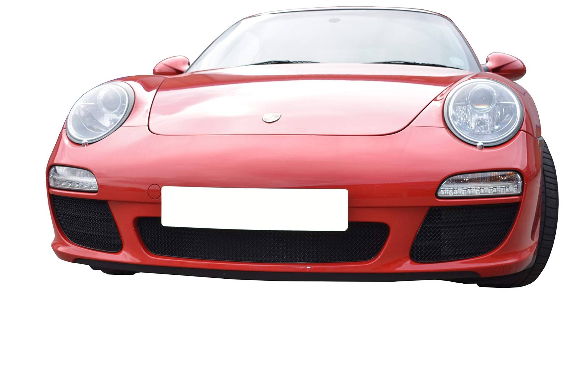 Zunsport Kompatibel mit Porsche Carrera 997.2 C2 + C2S – vorderer Grillsatz - Schwarz (2009-2012) von Zunsport