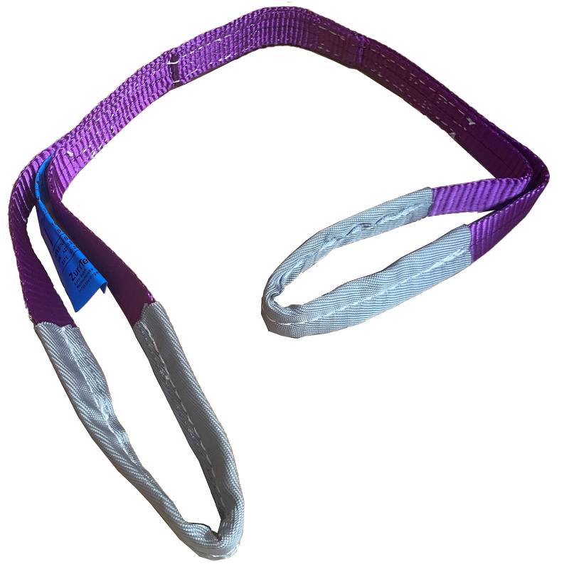 Hebeband Hebegurt Bergegurt aus Polyester nach DIN EN 1492-1 (1000 kg - 2 Meter) von ZurrTec