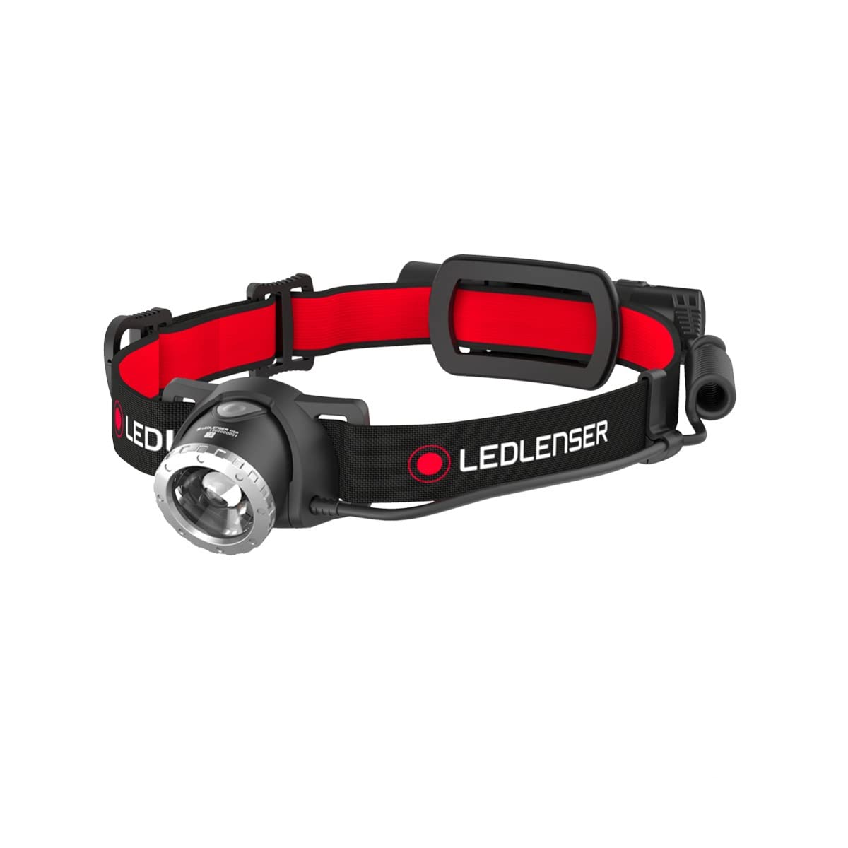 Ledlenser H8R, LED Stirnlampe, 600 Lumen, bis zu 120h Laufzeit, rotes Rücklicht, inkl. Akku, aufladbar, Box-Verpackung von Ledlenser