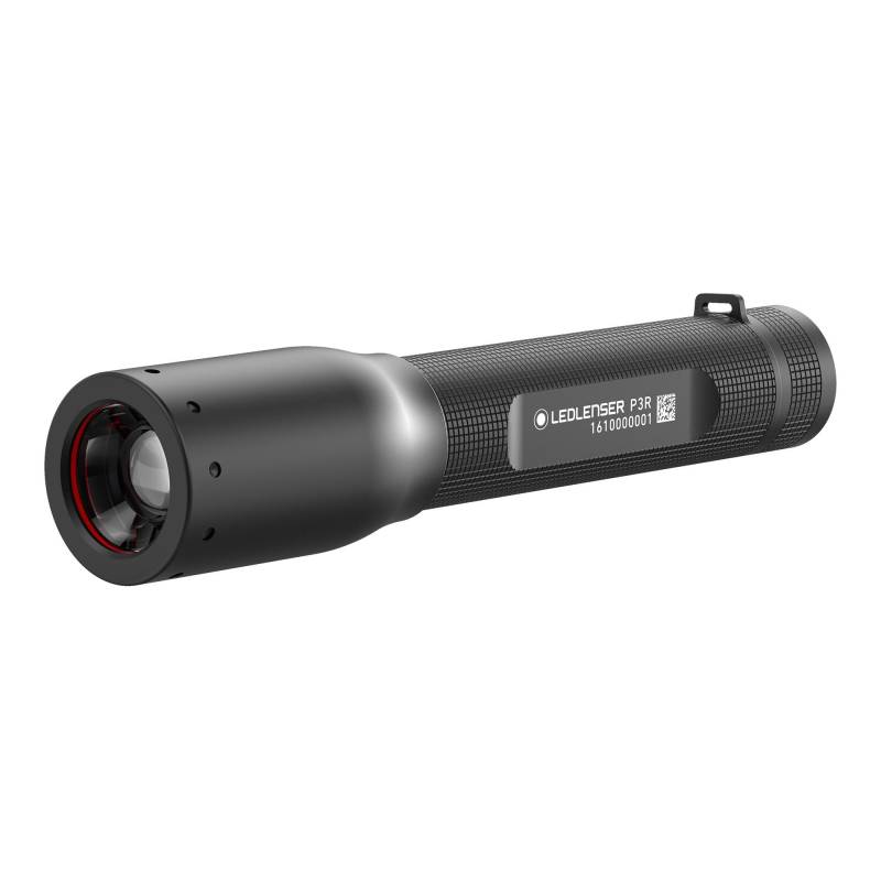 Ledlenser P3R mini Taschenlampe LED, 140 Lumen, fokussierbar, aufladbar, 100m Leuchtweite, bis zu 6h Laufzeit, mit Lithium Akku, inkl. Akku, Ladestation und Handschlaufe von Ledlenser