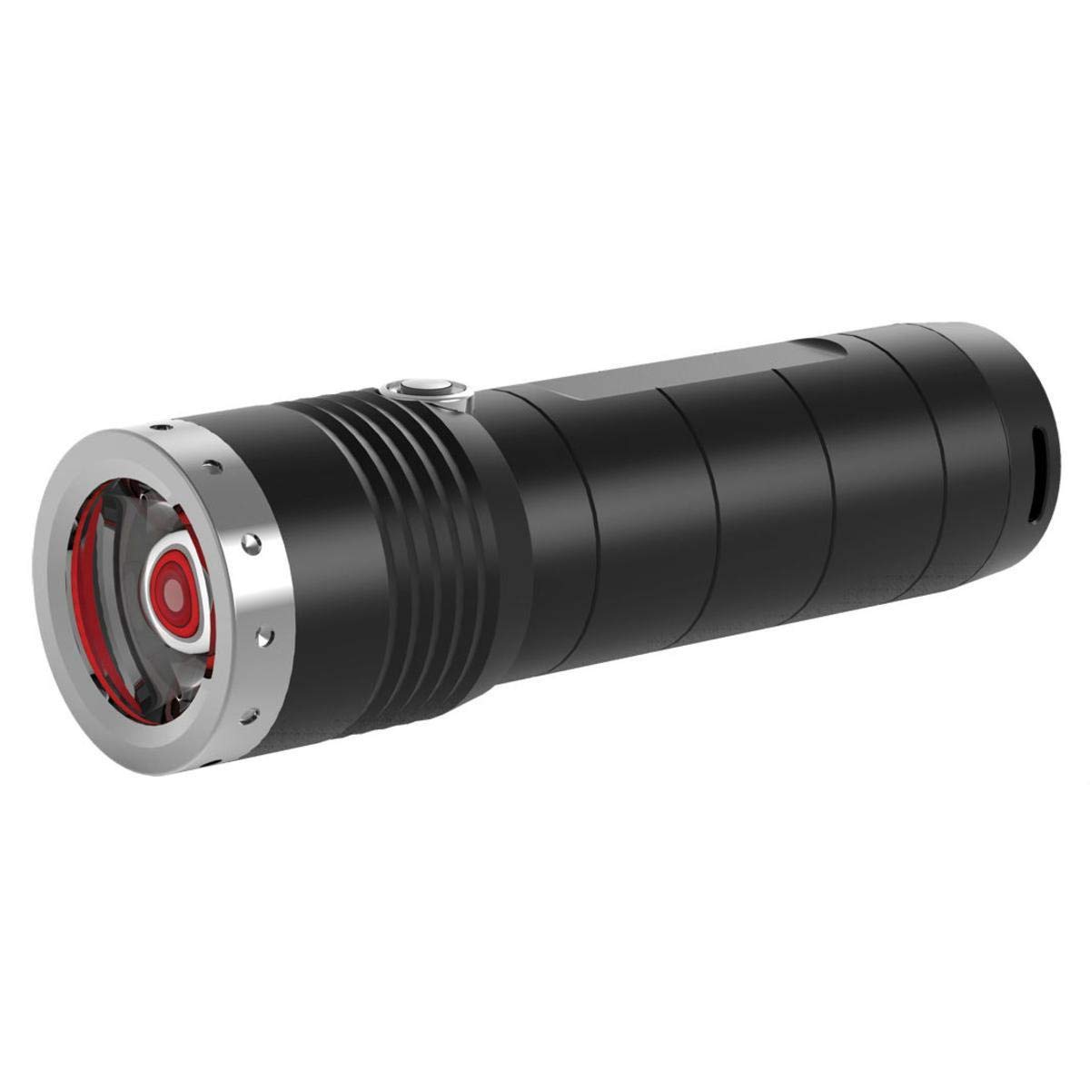 Ledlenser MT6 LED-Taschenlampe, Outdoor, fokussierbar, 600 Lumen, 260 Meter Leuchtweite, mit Batterie, Transportsicherung, 1 Stk. von Ledlenser