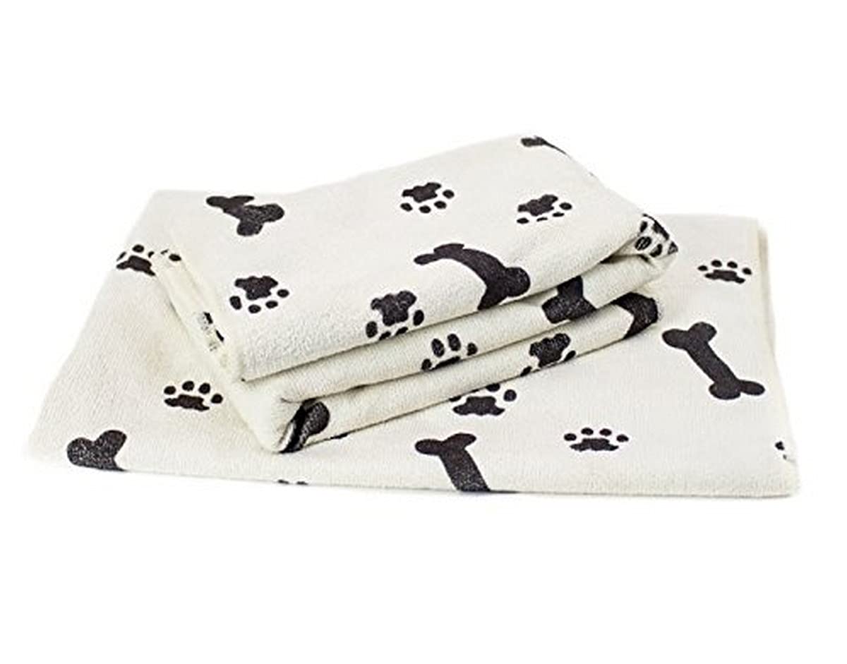 Zwipes Große Mikrofaser-Handtücher für Haustiere (Größe: 76,2 x 91,4 cm), 2er-Pack weiche Frottee-Reinigungstücher. von Zwipes