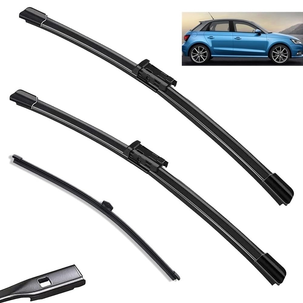 Auto Scheibenwischer für Audi A1 Scheibenwischer vorne und hinten 2010 2011 2012 2013 2014 2015 2016 2017,Vorne + Hinten Wischer Klingen,Wischblatt Wischerblätter,hervorragende Sicht auf der Straße Auto Scheibenwischer für Audi A1 Scheibenwischer vorne und hinten 2010 2011 2012 2013 2014 2015 2016 2017,Vorne + Hinten Wischer Klingen,Wischblatt Wischerblätter,hervorragende Sicht auf der Straße von Zylltsy