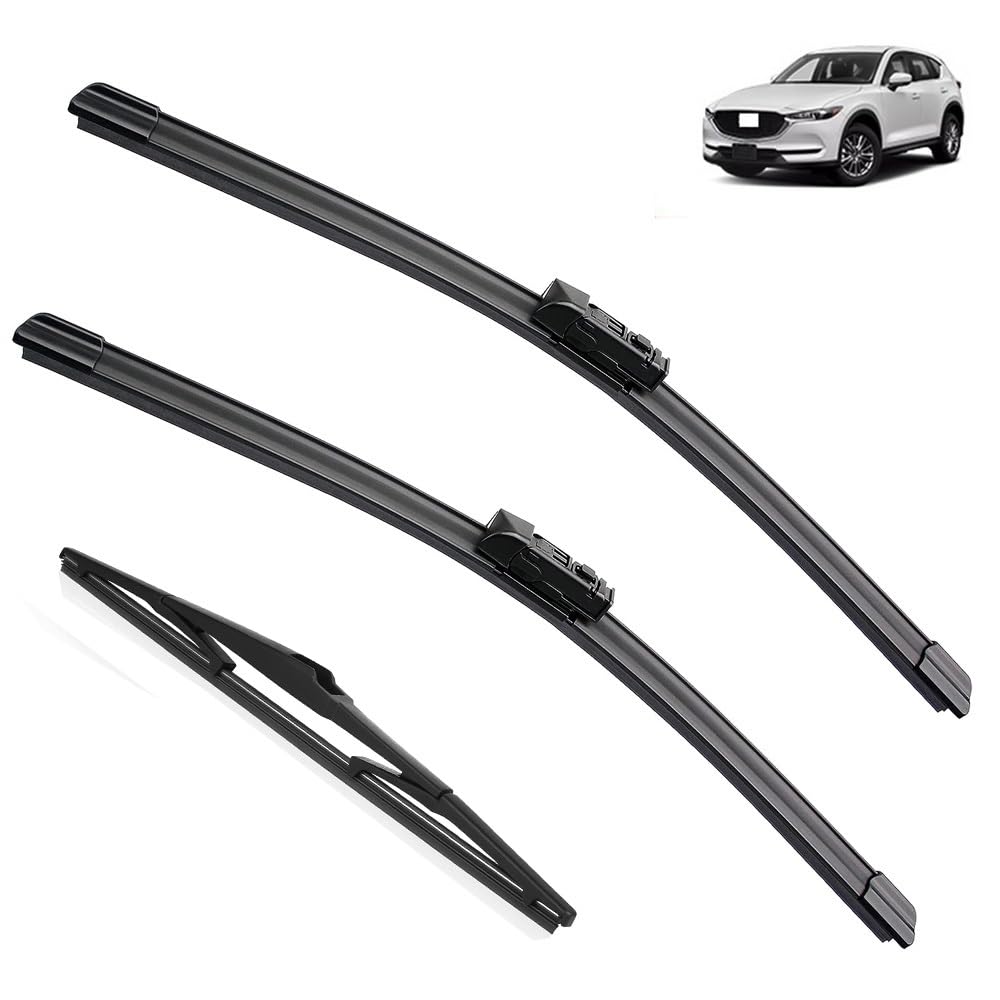 Auto Scheibenwischer für Mazda CX5 CX-5 CX 5 KF MK2,Vorne + Hinten Wischer Klingen,Wischblatt Wischerblätter,hervorragende Sicht auf der Straße Auto Scheibenwischer für Mazda CX5 CX-5 CX 5 KF MK2,Vorne + Hinten Wischer Klingen,Wischblatt Wischerblätter,hervorragende Sicht auf der Straße von Zylltsy