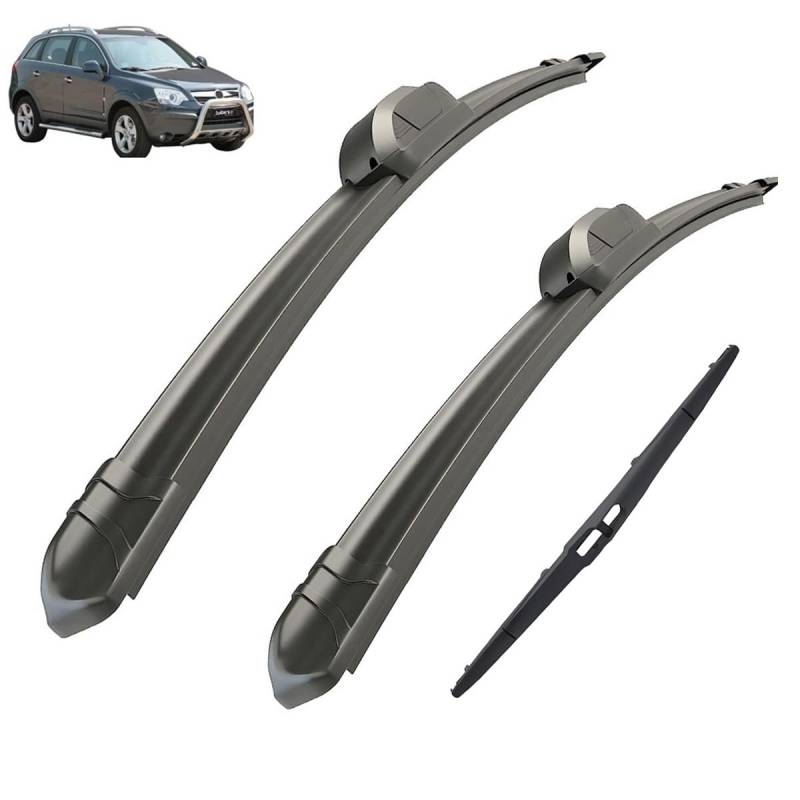 Auto Scheibenwischer für Vauxhall Opel Antara 2006–2019,Vorne + Hinten Wischer Klingen,Wischblatt Wischerblätter,hervorragende Sicht auf der Straße von Zylltsy
