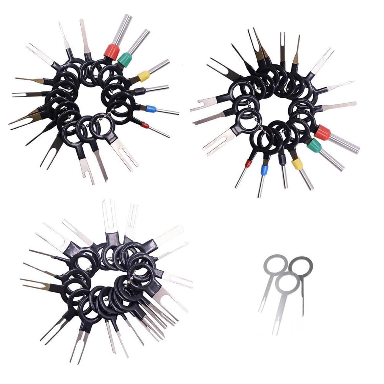 Zynewa 59 Stück Auto Entriegelungswerkzeug, Terminal Ejector Kit, Auspinwerkzeug, Steckverbindung Demontage, Terminal Ejector Kit für Auto für Haushaltsgeräte Steckverbinder Zynewa 59 Stück Auto Entriegelungswerkzeug, Terminal Ejector Kit, Auspinwerkzeug, Steckverbindung Demontage, Terminal Ejector Kit für Auto für Haushaltsgeräte Steckverbinder von Zynewa