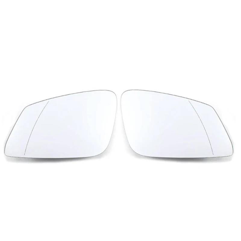 für BMW 1 3 4 318 320 328 2 Series 2014-2018 X1 E84 2013-2016 Linke rechte Seite Rückspiegelheizung Glas beheizte Spiegellinse,Auto Spiegelglas,C-1 pair von ZzYyyJie