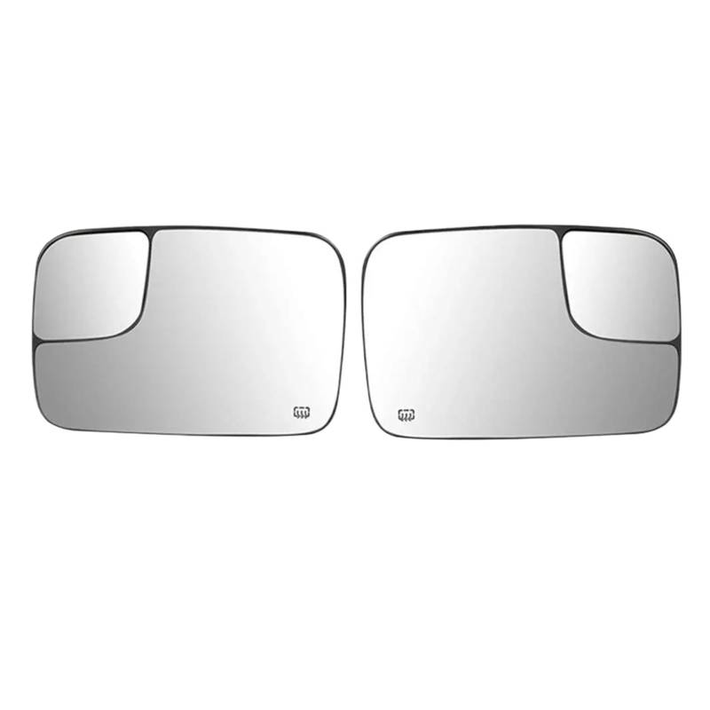 für Dodge Ram 1500 2500 3500 2005 2006 2007 2008 Linke rechte Seite Rückspiegelheizung Glas beheizte Spiegellinse,Auto Spiegelglas,C-1 pair von ZzYyyJie