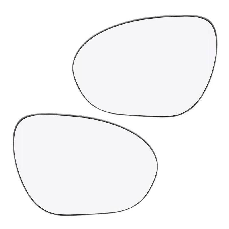 für Nissan Juke 2011-2014 Linke rechte Seite Rückspiegelheizung Glas beheizte Spiegellinse,Auto Spiegelglas,C-1 pair von ZzYyyJie