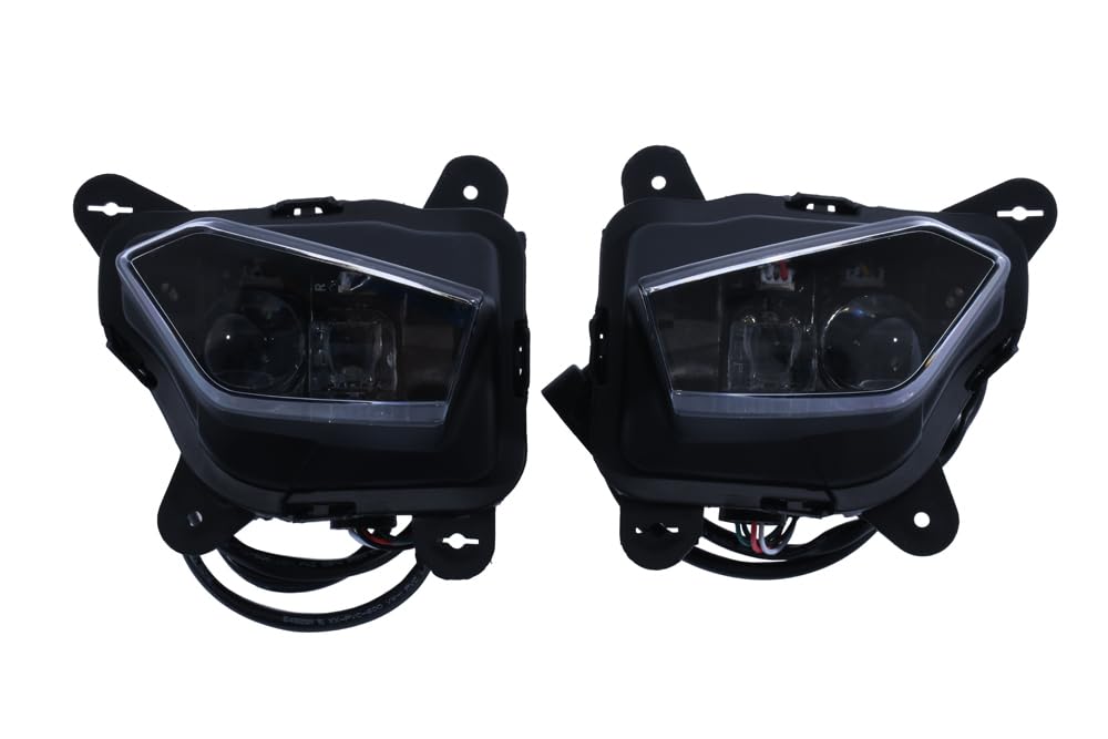 AVDB - Motorrad Block Scheinwerfer / Optik vorne kompatibel mit Kawasaki ZX-10R / ZX-10RR Ninja 2021-2025 (rechts + links) von aVDB