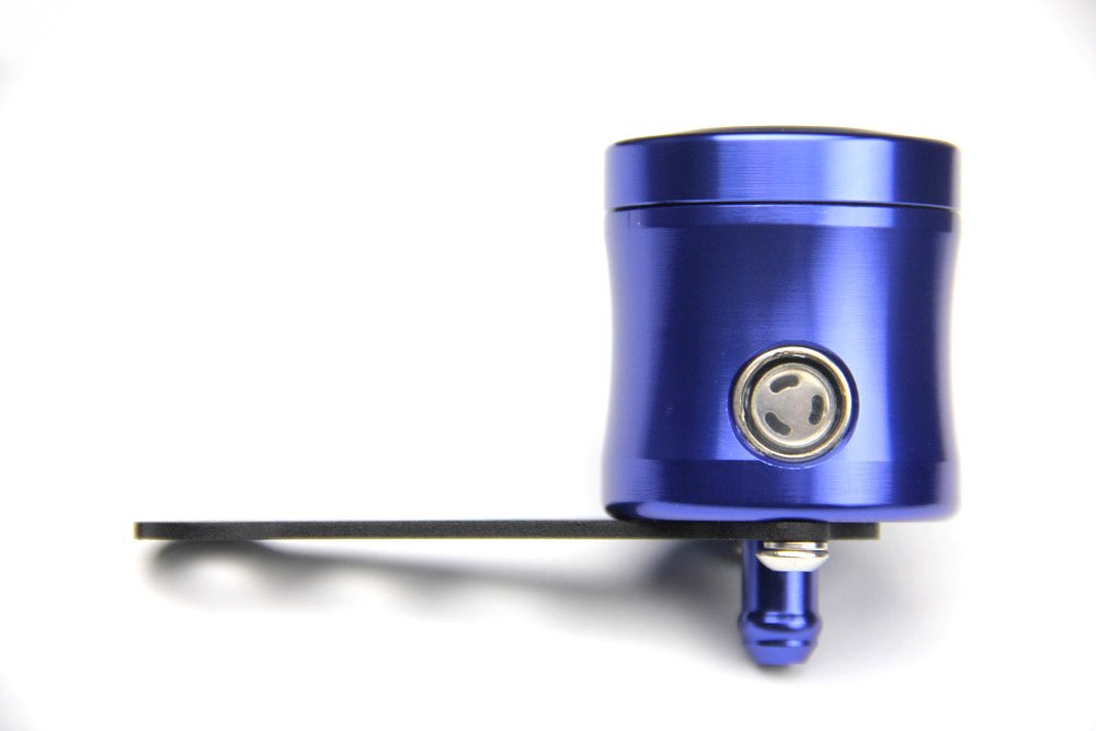 Eloxiertes Aluminium Bremsflüssigkeitsbehälter universal (Blau) von aVDB