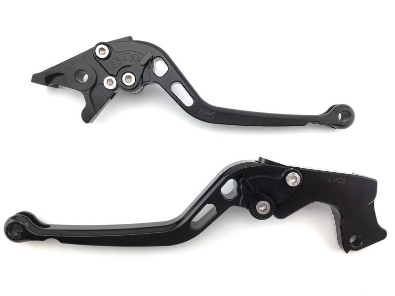 Kupplungshebel & Bremshebel Set CNC Aluminium für SFV 650 Gladius 2009-2016 (schwarz/schwarz) von aVDB