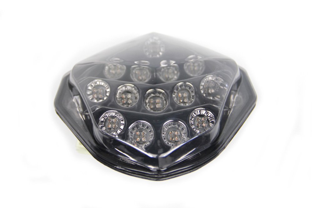 aVDB-moto LED-Bremslicht mit integriertem Blinker kompatibel mit Suzuki GSXR1000, K3, K4 2003/2004 (Getönt) von aVDB