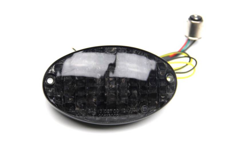 avdb-moto LED-Bremslicht mit integrierten Blinker kompatibel mit Buell XB9, XB12 (Getönt) von aVDB