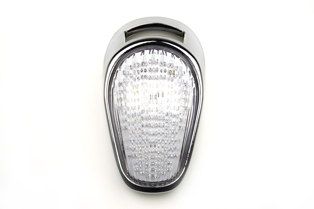 LED-Bremslicht mit integrierten Blinker für Kawasaki Vulcan VN2000 (klar) von aVDB